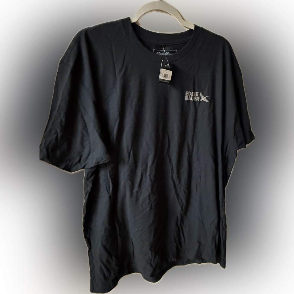 Eddie Bauer Black Short Sleeve Tee, 2XL, NWT
